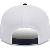 Men's New Era White/Navy New York Yankees Crest 9FIFTY Snapback Hat