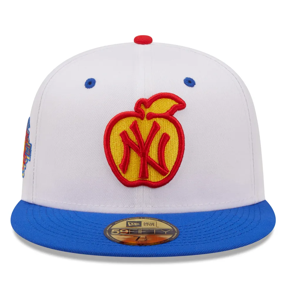 New York Yankees New Era White Logo 59FIFTY Fitted Hat - Royal