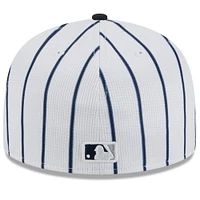 Men's New Era White York Yankees 2025 Spring Training 59FIFTY Fitted Hat