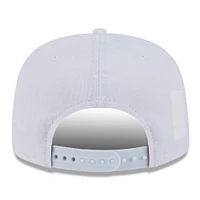Casquette snapback Palm Golfer blanche New Era pour homme, motif New York Yankees, entraînement de printemps 2025