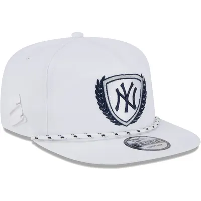 Casquette New Era New York Yankees Golfer Tee 9FIFTY Snapback blanche pour homme