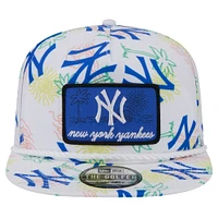 Casquette Snapback New Era New York Yankees Islander Golfer pour homme blanche