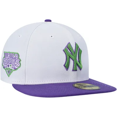 Men's Miami Marlins New Era Green/Purple MLB x Big League Chew Swingin'  Sour Apple Flavor Pack 59FIFTY Fitted Hat