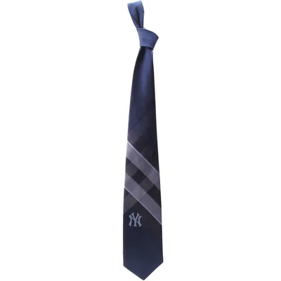 New York Yankees Woven Poly Grid Tie
