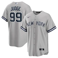 Men's Nike Aaron Judge Gray New York Yankees Big & Tall Road Replica Player Jersey