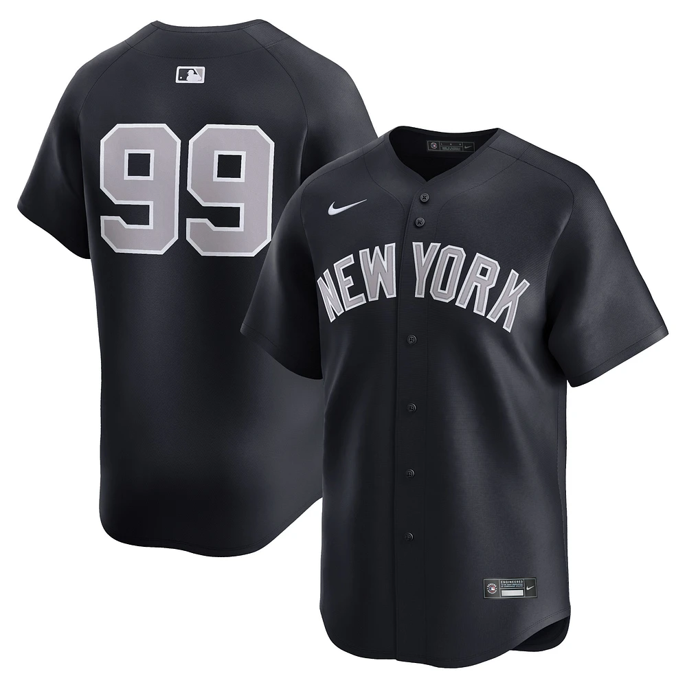 Maillot de joueur alternatif limité Nike Aaron Judge des New York Yankees pour homme, bleu marine