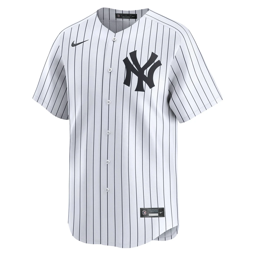 Maillot de joueur Nike Aaron Judge pour hommes, blanc, New York Yankees, domicile limité