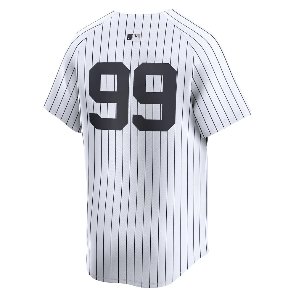 Maillot de joueur Nike Aaron Judge pour hommes, blanc, New York Yankees, domicile limité