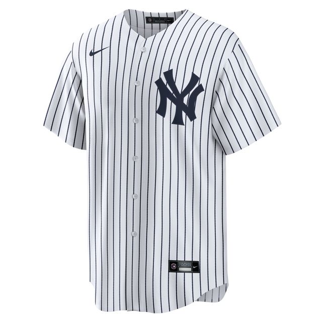 Maillot de joueur Nike Aaron Judge blanc pour homme avec nom à domicile des Yankees New York