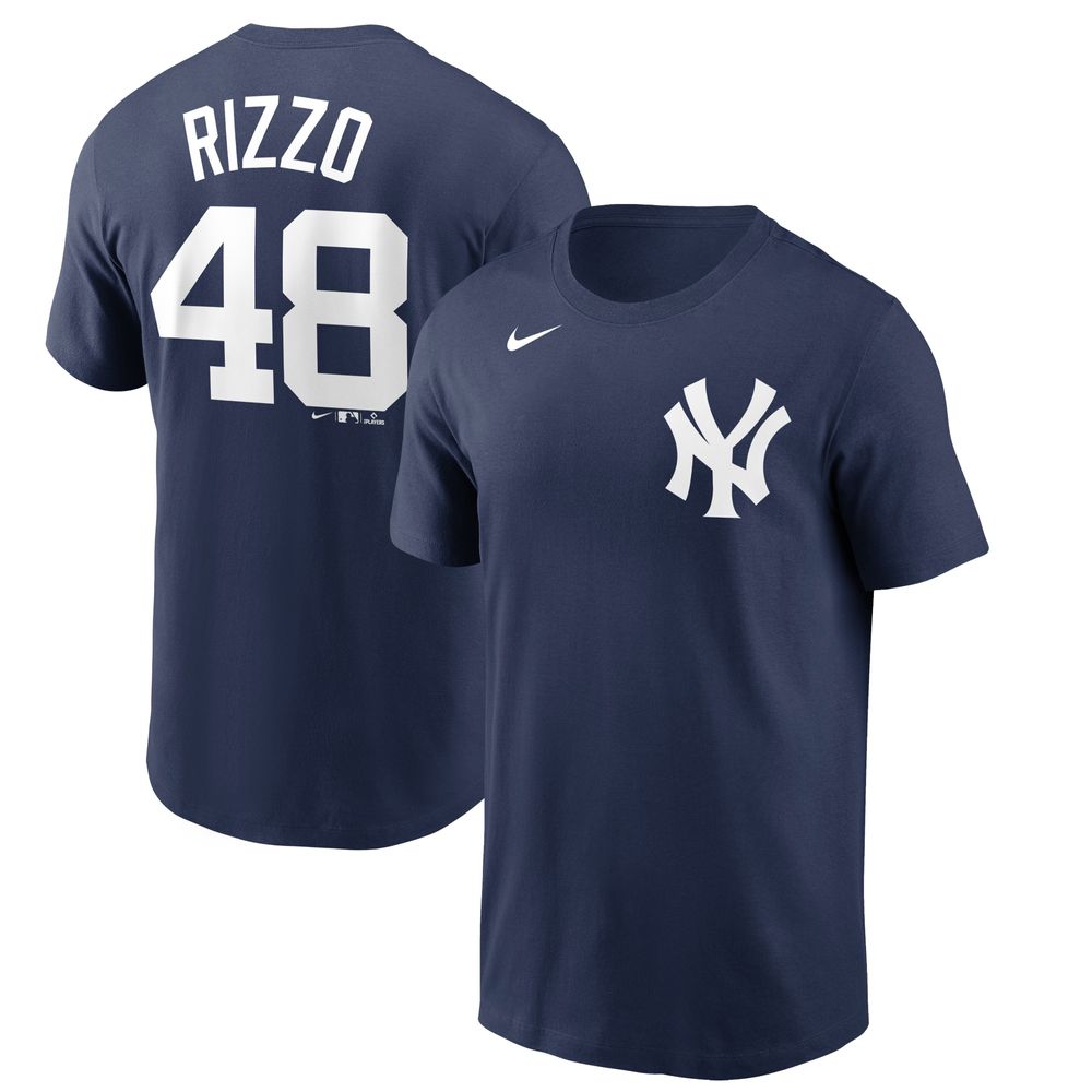 Nike Men's Nike Anthony Rizzo Navy New York Yankees Name & Number