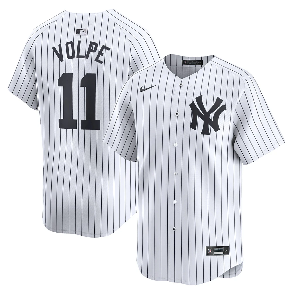 Men's Nike Anthony Volpe White New York Yankees Home Limited Player Jersey