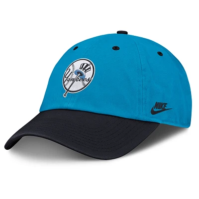 Men's Nike Blue/Navy New York Yankees Club Neon Adjustable Hat