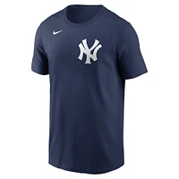 T-shirt Nike Cody Bellinger bleu marine pour homme avec nom et numéro Fuse des Yankees de New York