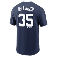 T-shirt Nike Cody Bellinger bleu marine pour homme avec nom et numéro Fuse des Yankees de New York