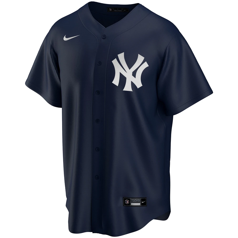 Maillot Homme Nike Derek Jeter Bleu Marine New York Yankees Alternate Replica Player