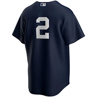 Maillot Homme Nike Derek Jeter Bleu Marine New York Yankees Alternate Replica Player