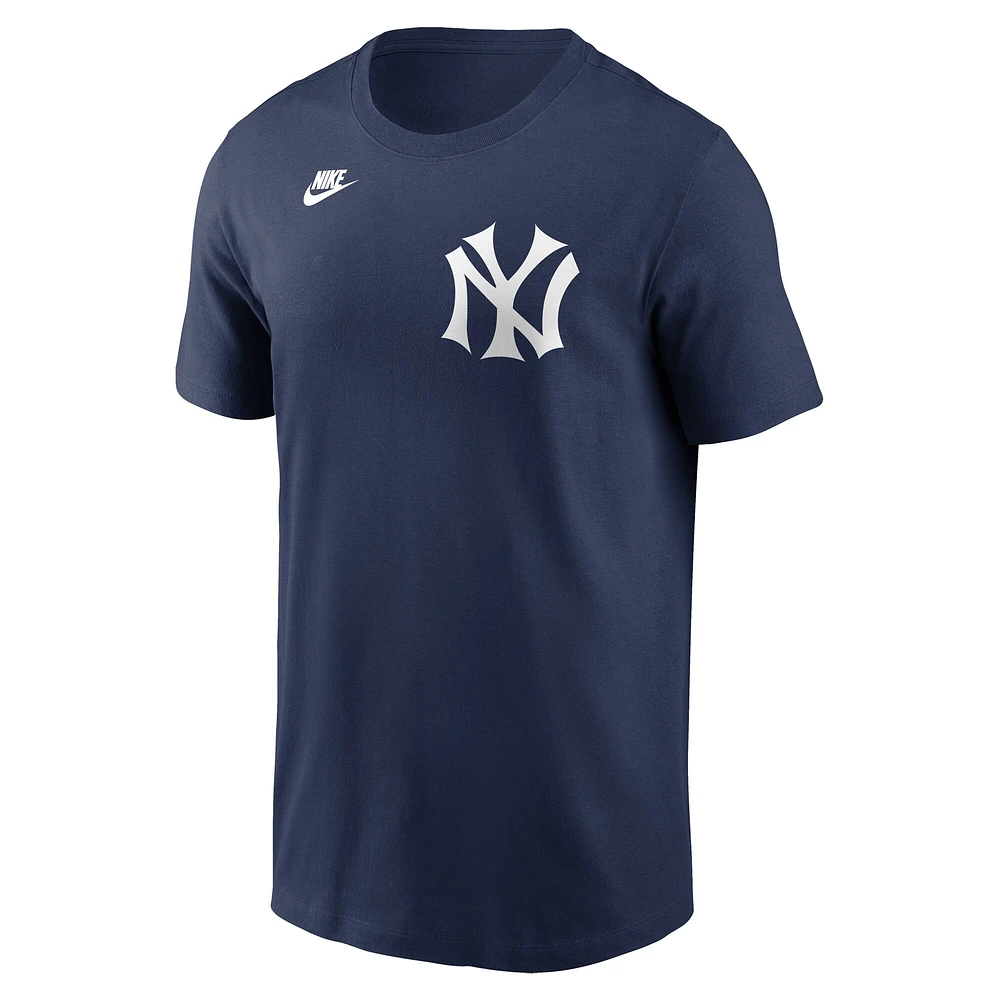 T-shirt Nike Derek Jeter pour homme, bleu marine, New York Yankees, Cooperstown Collection Fuse Name & Number