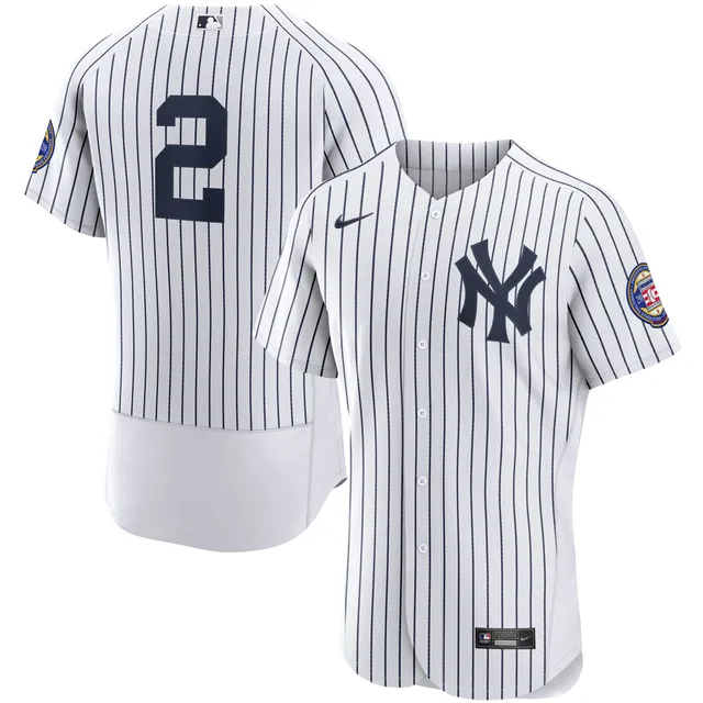 Men's Derek Jeter Navy/White New York Yankees Cooperstown Collection  Replica Player Jersey