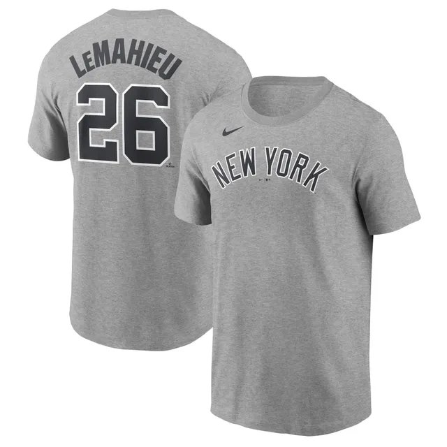 Men's Majestic Threads Gerrit Cole Heathered Gray New York Yankees Name &  Number Tri-Blend T-Shirt