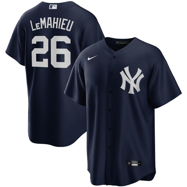 Maillot Nike DJ LeMahieu pour homme, réplique alternative des New York Yankees, bleu marine