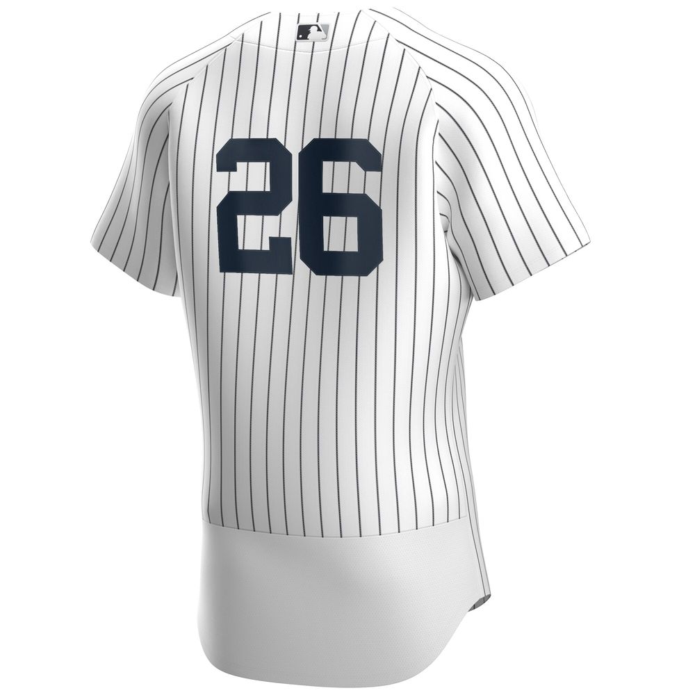 Men's Nike DJ LeMahieu White/Navy New York Yankees Home Authentic Player Jersey