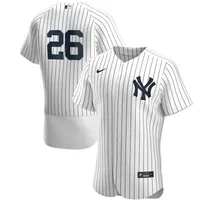 Maillot de joueur authentique Nike DJ LeMahieu pour Homme Blanc/Marine New York Yankees Domicile