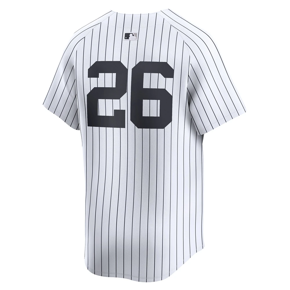 Maillot de joueur Nike DJ LeMahieu blanc New York Yankees Home Limited pour homme