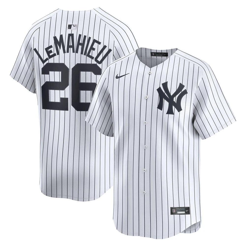 Men's Nike DJ LeMahieu White New York Yankees Home Limited Player Jersey