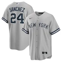 Custom Women's New York Mets Road Jersey - Gray Replica