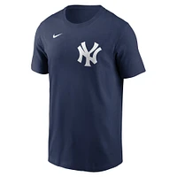 T-shirt avec nom et numéro Nike Gerrit Cole pour hommes, bleu marine, New York Yankees Fuse