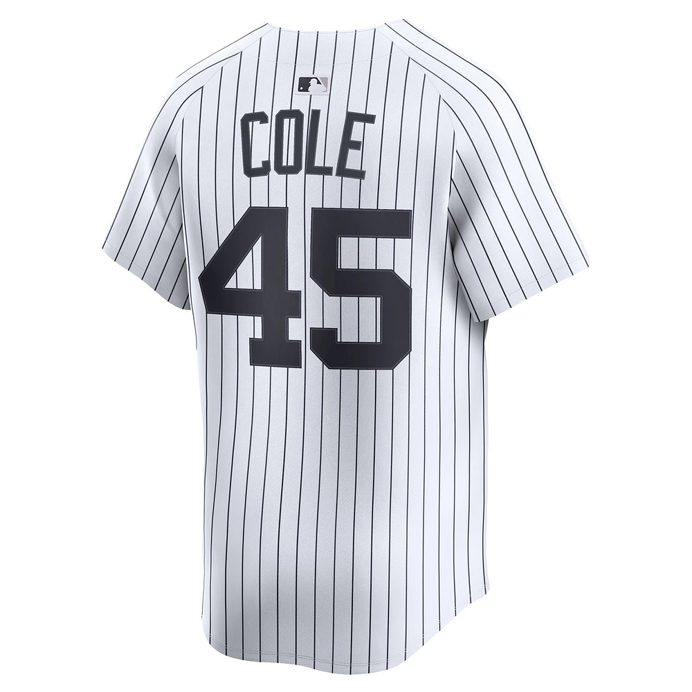 Men's Nike Gerrit Cole White New York Yankees Home Limited Player Jersey