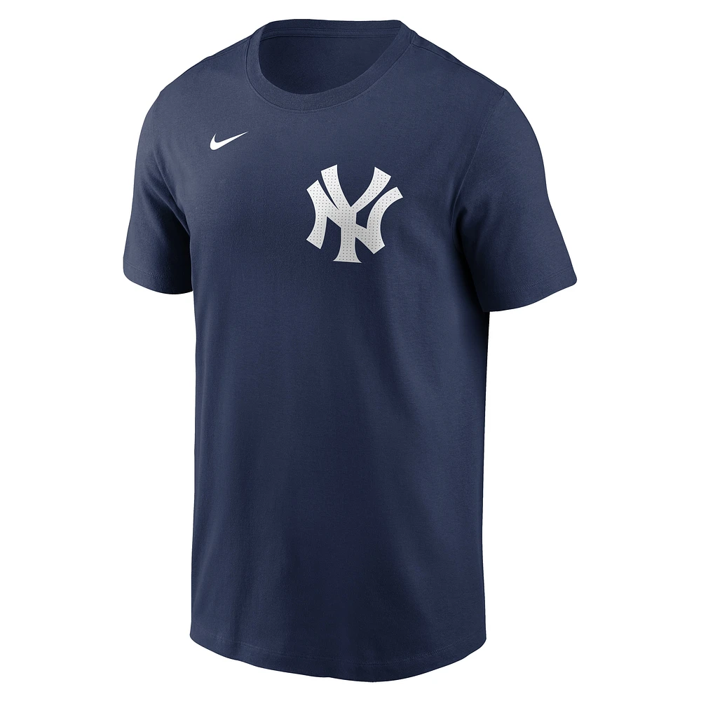 Men's Nike Giancarlo Stanton Navy New York Yankees Fuse Name & Number T-Shirt