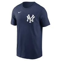 Men's Nike Giancarlo Stanton Navy New York Yankees Fuse Name & Number T-Shirt