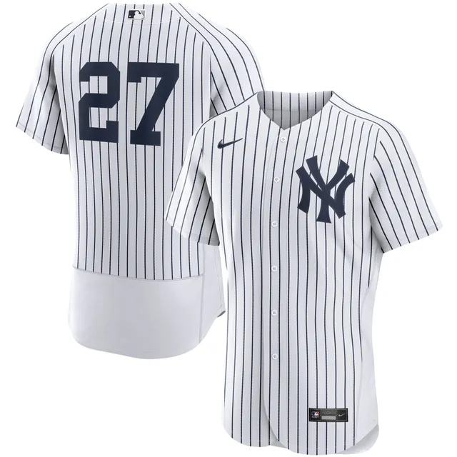 Women's New York Yankees Nike White Home Replica Custom Jersey