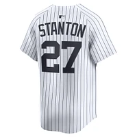 Men's Nike Giancarlo Stanton White New York Yankees Home Limited Player Jersey