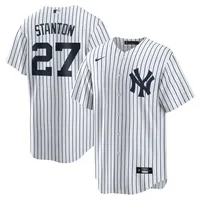 Men's New York Yankees Aaron Judge Nike White Home Replica Player Name  Jersey