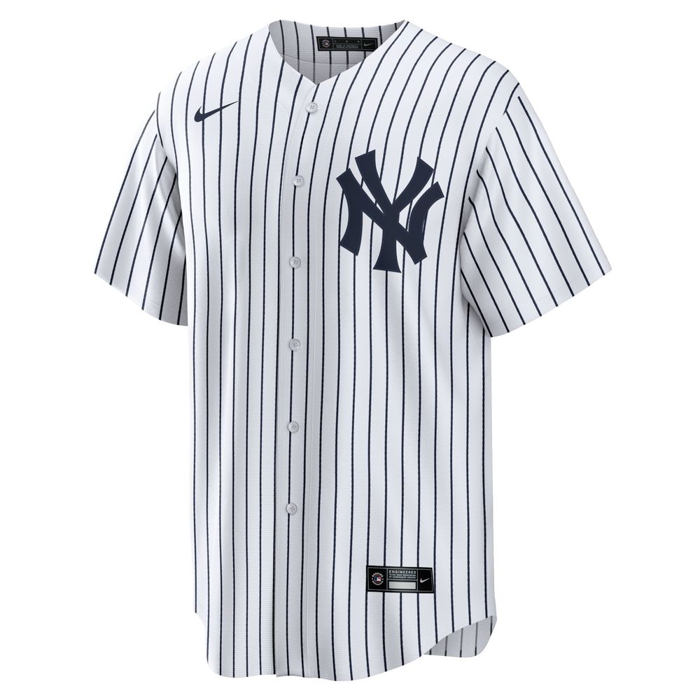 Men's Nike Giancarlo Stanton White New York Yankees Home Replica Player Name Jersey