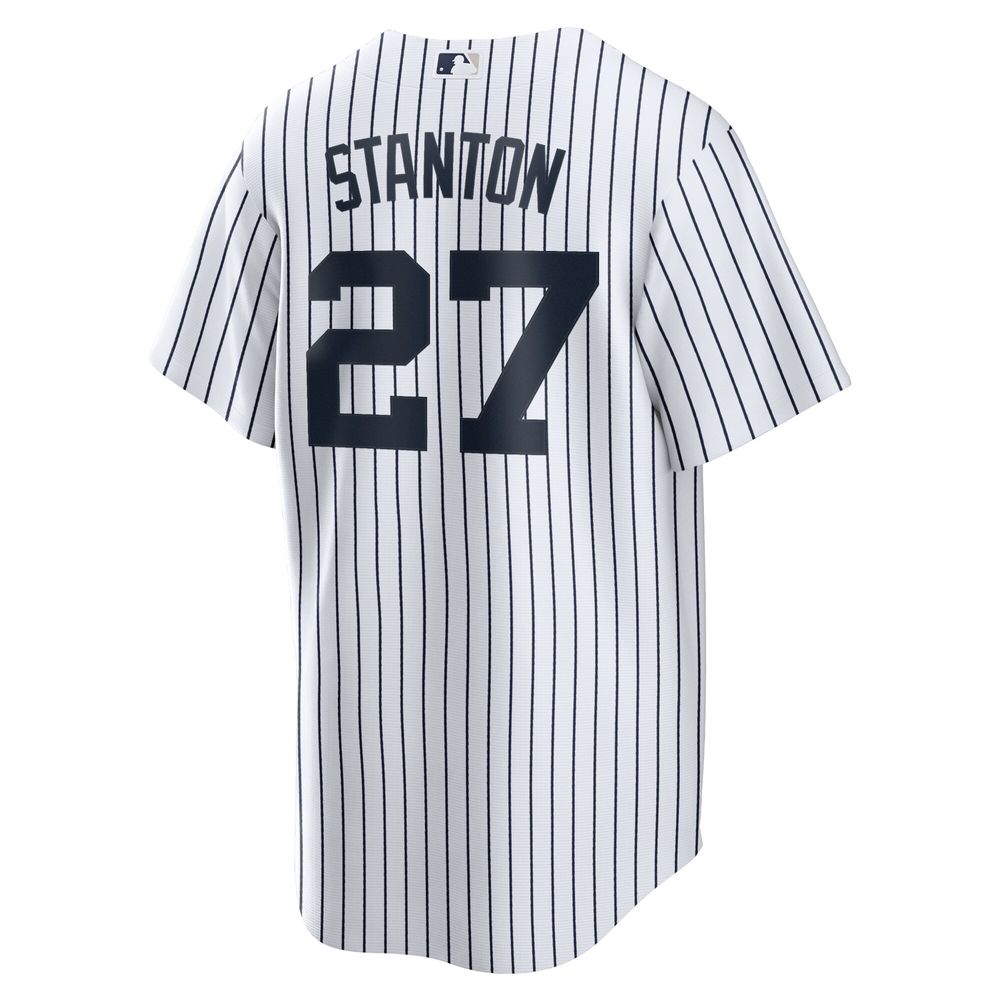 Nike Men's Nike Giancarlo Stanton White New York Yankees Home Replica  Player Name Jersey