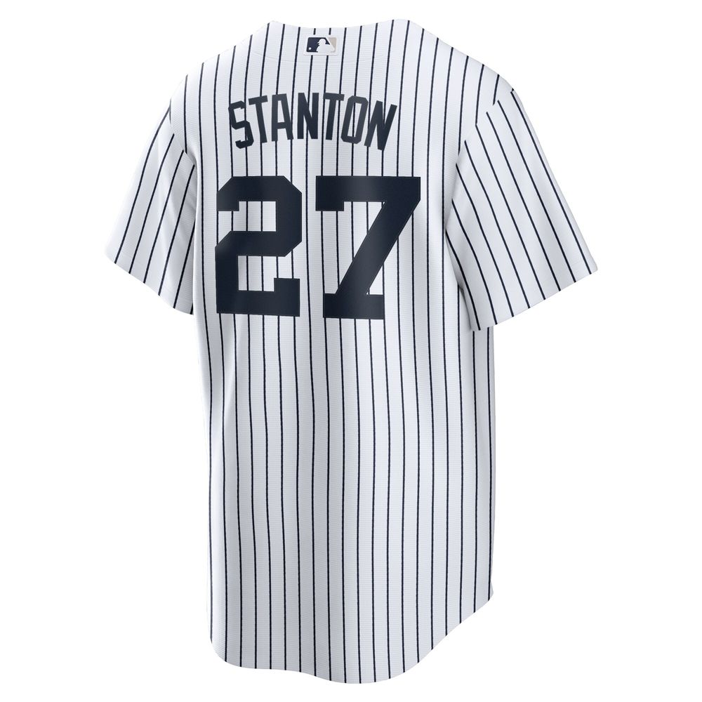 Men's Nike New York Yankees Giancarlo Stanton Replica Jersey, Size: Large, White