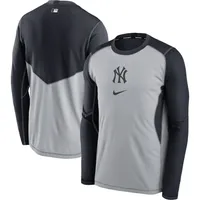 New York Yankees Nike Women's Authentic Collection Baseball Performance  Full-Zip Hoodie - Navy/Gray