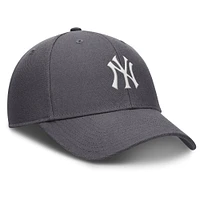 Men's Nike  Gray New York Yankees Club Performance Adjustable Hat