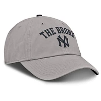 Men's Nike  Gray New York Yankees Cooperstown Collection Club Adjustable Hat