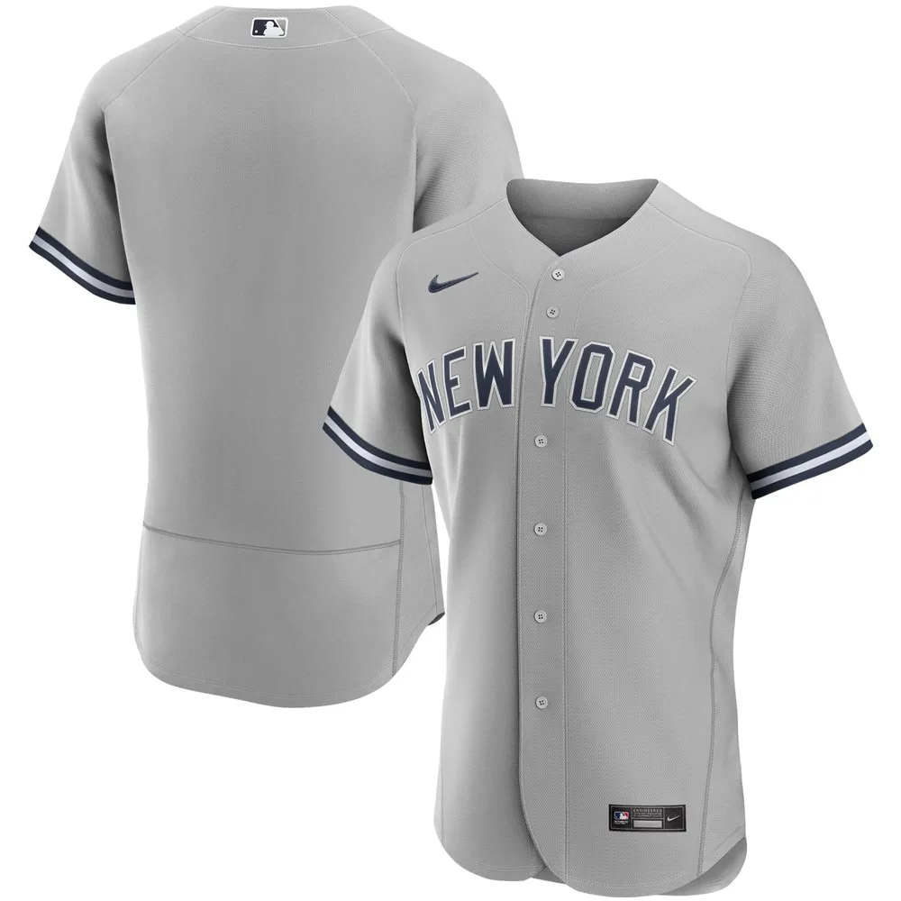 Nike Men's Gray New York Mets Road Authentic Team Jersey - Gray