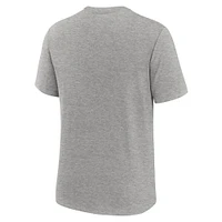 Men's Nike Heather Gray New York Yankees Cooperstown Collection Retro Tri-Blend T-Shirt