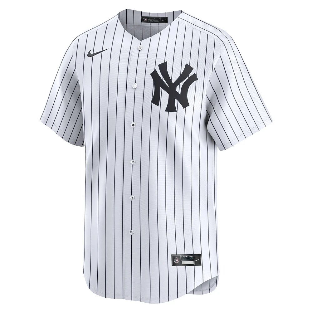 Maillot de joueur Nike Jasson Domínguez blanc New York Yankees Home Limited pour homme