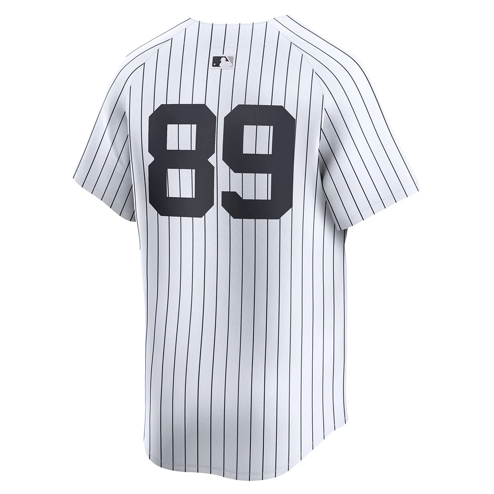 Maillot de joueur Nike Jasson Domínguez blanc New York Yankees Home Limited pour homme