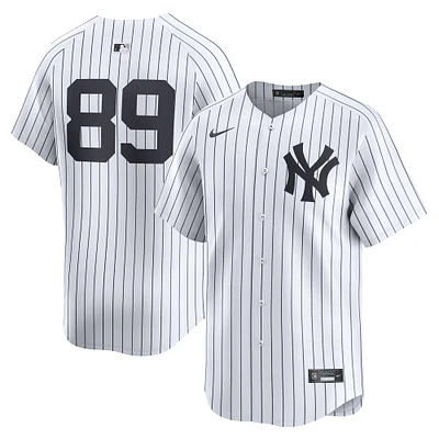 Maillot de joueur Nike Jasson Domínguez blanc New York Yankees Home Limited pour homme