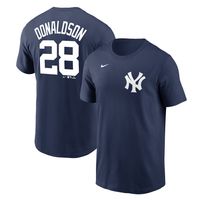 Men's Nike Josh Donaldson Navy New York Yankees Name & Number T-Shirt