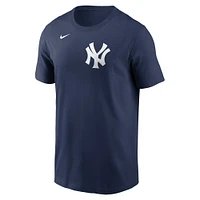 Men's Nike Juan Soto Navy New York Yankees 2024 Fuse Name & Number T-Shirt