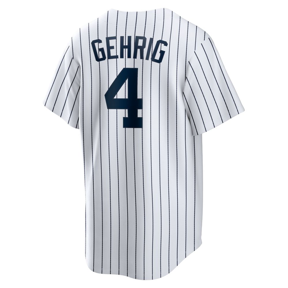 Men's Nike Lou Gehrig White New York Yankees Home Cooperstown Collection Player Jersey